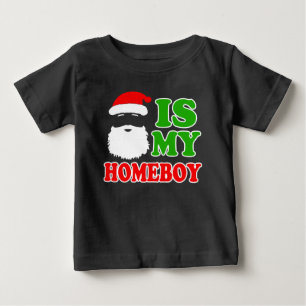De kerstman is mijn Homeboy Funny baby Christmas