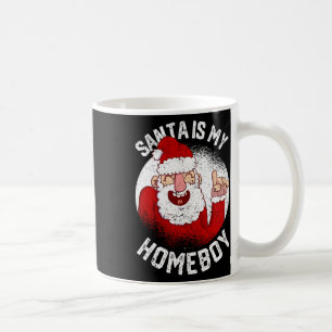 De Kerstman is mijn Homeboy Leuke Kerstmis Liefheb Koffiemok