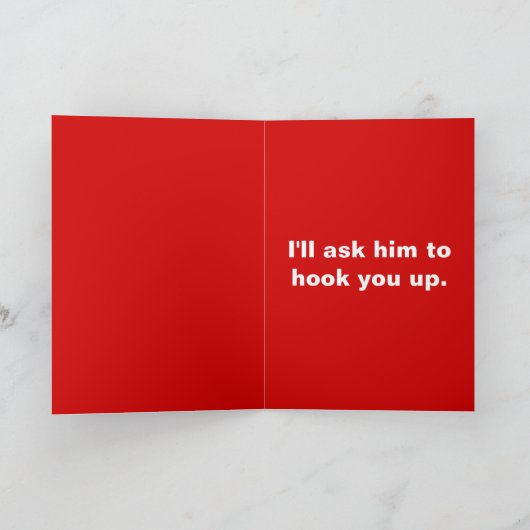 De kerstman is mijn Kaart Homeboy (Binnen)