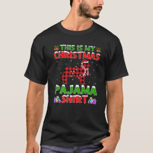 De kerstman is mijn Leonberger Dog kerstpaj T-shirt