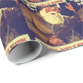 "De kerstman is naar de oorlog gegaan!" Cadeaupapier (Rol Hoek)