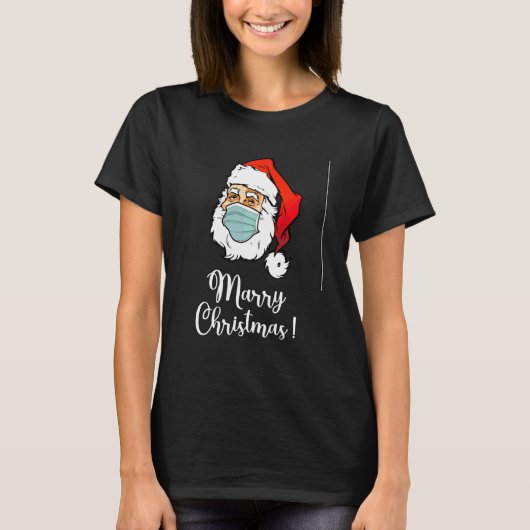 De kerstman is terug veilig en marry Kerstmis is g T-shirt (Voorkant)