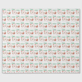 De kerstman is trots van u die papier verpakt (Vlak)