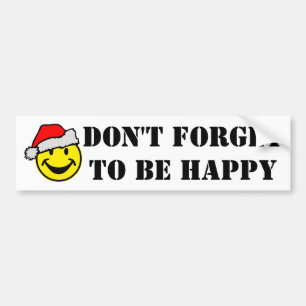De kerstman... je rug. en ideeën bumpersticker
