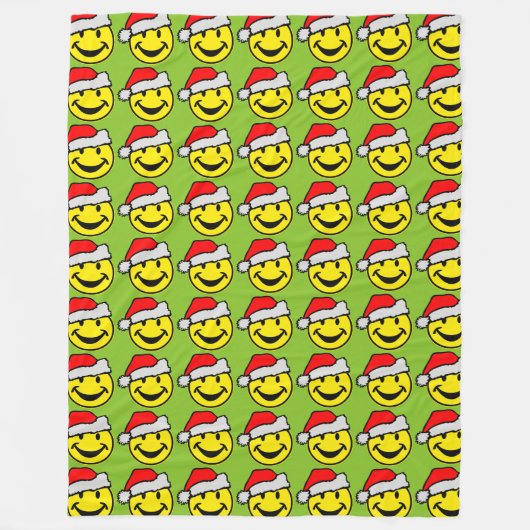 De kerstman... je rug. en ideeën fleece deken (Voorkant)