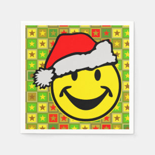 De kerstman... je rug. en ideeën servetten