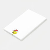 De kerstman... je ruggengraat. en ideeën post-it® notes (Schuin)