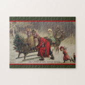 De kerstman Joy Jigzaag Puzzle Legpuzzel (Horizontaal)