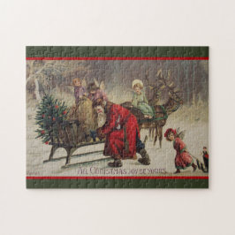 De kerstman Joy Jigzaag Puzzle Legpuzzel