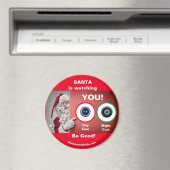 De Kerstman kijkt naar U! Magneet (Insitu (Vaatwasser))