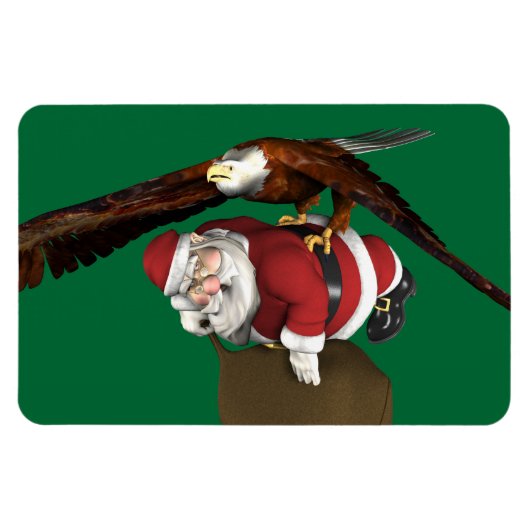 De kerstman komt een beetje later magneet (Horizontaal)