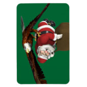 De kerstman komt een beetje later magneet (Verticaal)