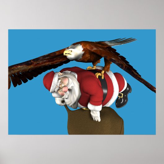 De kerstman komt een beetje later poster (Voorkant)