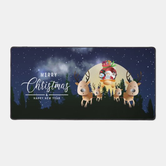 De kerstman komt eraan | bureaumat (Voorkant)