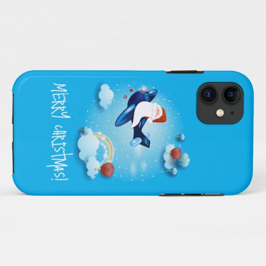 De kerstman komt eraan Case-Mate iPhone case (Achterkant (horizontaal))