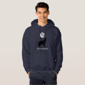De kerstman komt eraan hoodie (Voorkant volledig)