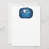 De kerstman komt eraan kaart (Achterkant)