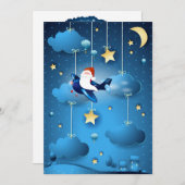 De kerstman komt eraan kaart (Voorkant / Achterkant)