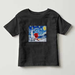 De kerstman komt eraan. kinder shirts