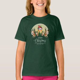 De kerstman komt eraan | Kinder T-shirt