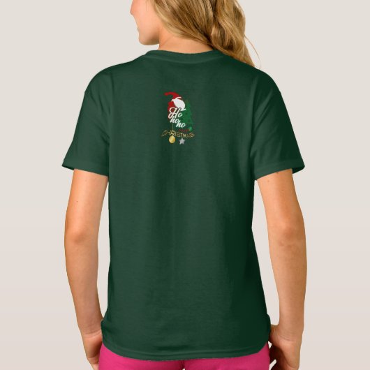 De kerstman komt eraan | Kinder T-shirt (Achterkant)