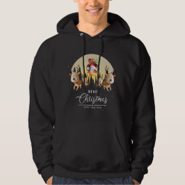 De kerstman komt eraan | Mannen Hoodie