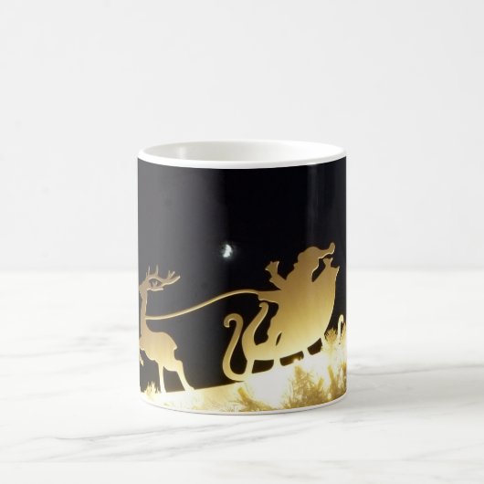 De Kerstman komt eraan...... (Mok) Koffiemok (Center)