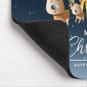 De kerstman komt eraan | muismat (Hoek)