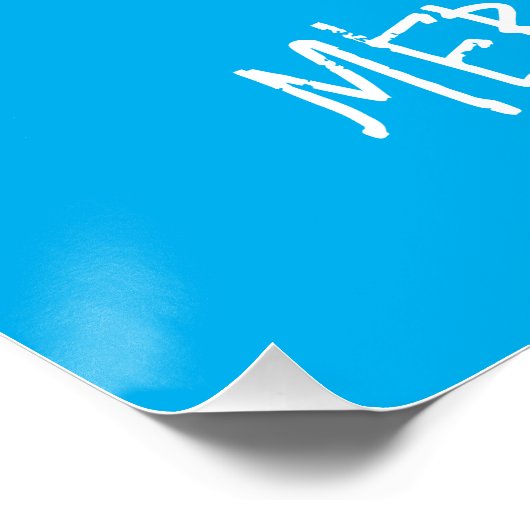 De kerstman komt eraan perfect poster (Hoek)