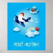 De kerstman komt eraan poster (Voorkant)