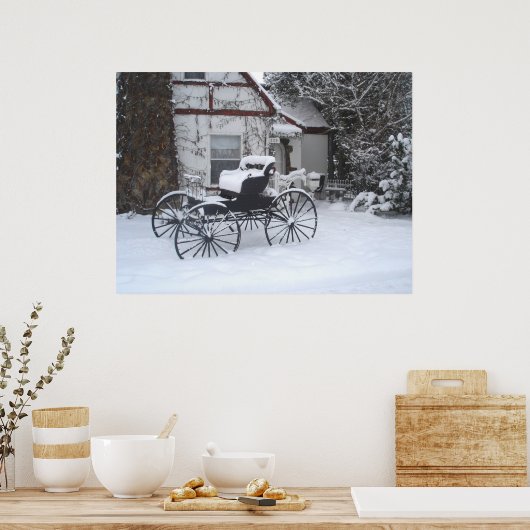 De kerstman komt eraan! poster (Keuken)