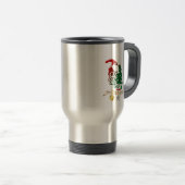 De kerstman komt eraan | reisbeker (Voorkant rechts)
