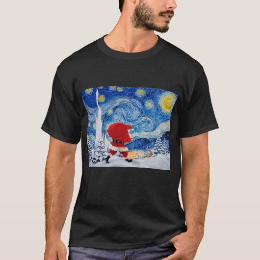 De kerstman komt eraan. t-shirt (Voorkant)