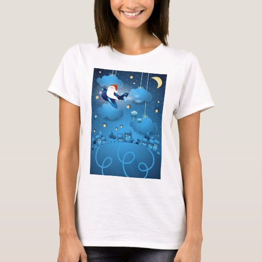 De Kerstman komt met T-shirt (Voorkant)