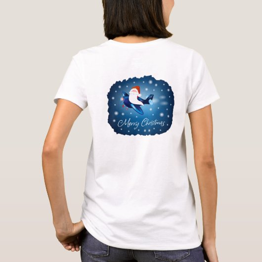 De Kerstman komt met T-shirt (Achterkant)