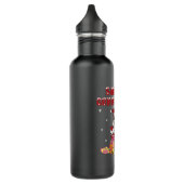 De Kerstman komt naar beneden. Waterfles (Links)