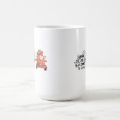 De kerstman komt naar de stad koffiemok (Center)