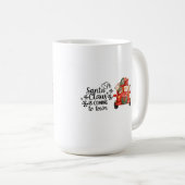 De kerstman komt naar de stad koffiemok (Voorkant rechts)
