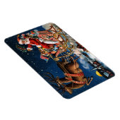 De kerstman komt naar de stad magneet (Rechterzijde)