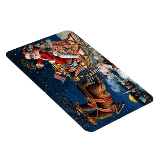 De kerstman komt naar de stad magneet (Rechterzijde)