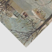 De  kerstman komt naar de stad tissuepapier (Detail)