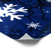 De kerstman komt naar het Poster van de stad (Hoek)