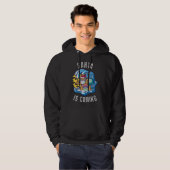 De kerstman komt van Surfboard Hoodie (Voorkant volledig)