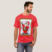 De kerstman krijgt wat koekjes t-shirt (Voorkant volledig)