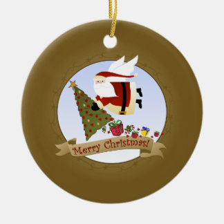 De kerstman levert het Ornament van Kerstmis van |