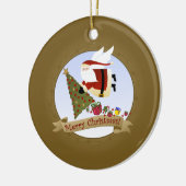 De kerstman levert het Ornament van Kerstmis van | (Links)