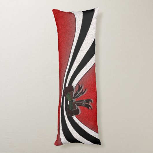 De kerstman - lichaamskussen (Achterkant (Verticaal))