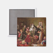 De kerstman magneet (Voorkant / Achterkant)