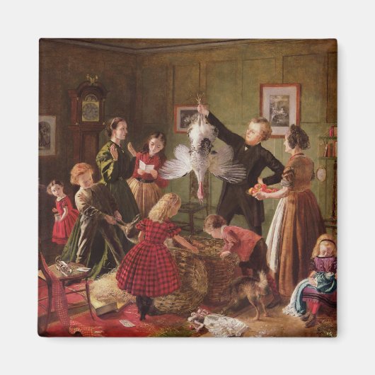 De kerstman magneet (Voorkant)
