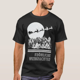 De kerstman met de Retro Santa T-shirt